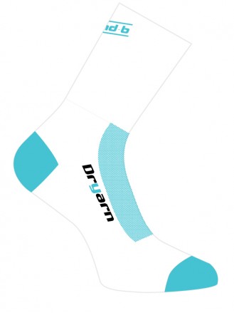 Socks White/Teal
